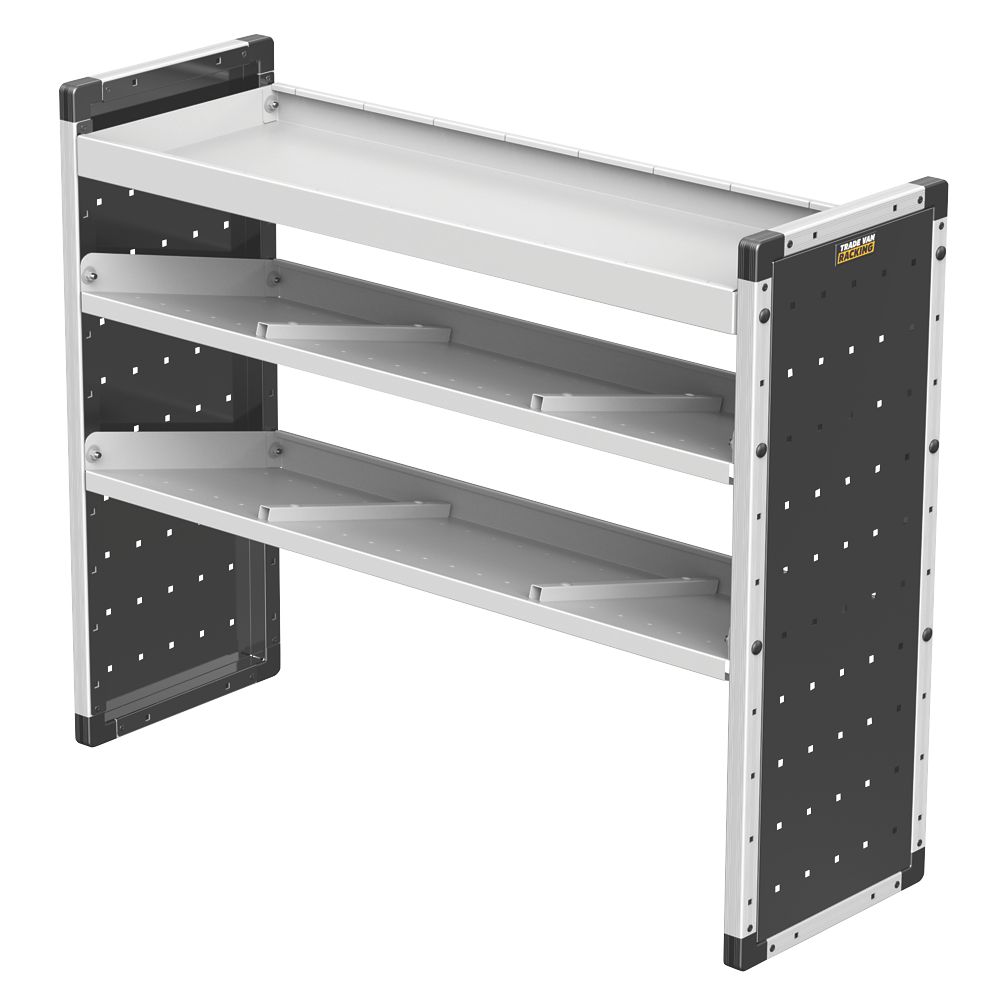 Van Guard  Universal Trade Van Racking Unit (1 Straight & 2 Angled Shelves) 1250mm x 381mm x 1009mm