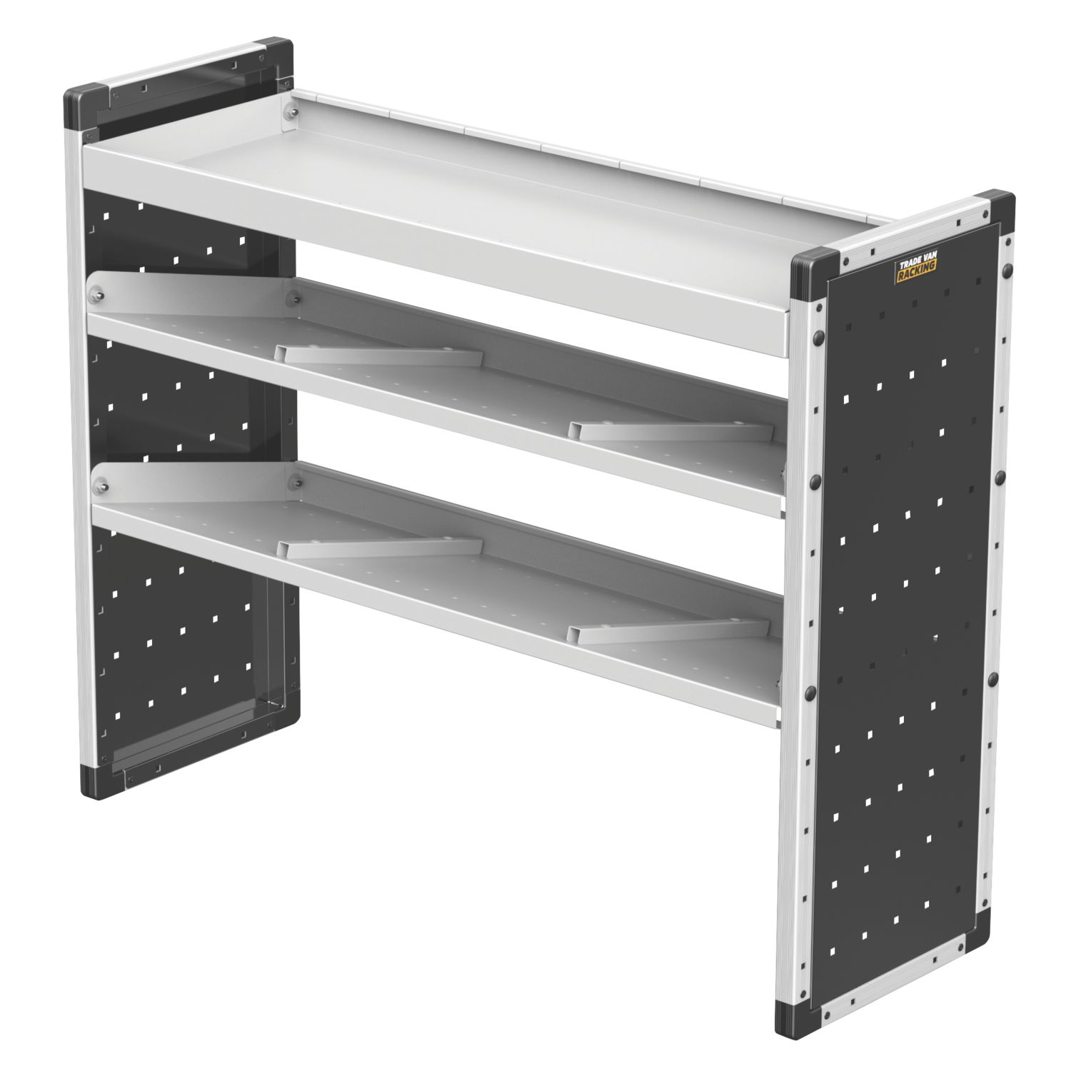 Van Guard Universal Trade Van Racking Unit (1 Straight & 2 Angled Shelves) 1250mm x 381mm x 1009mm (441KP)