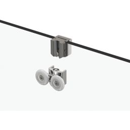 Triton Fast Fix Framed Rectangular Bi-Fold Shower Door Chrome 900mm x 1900mm