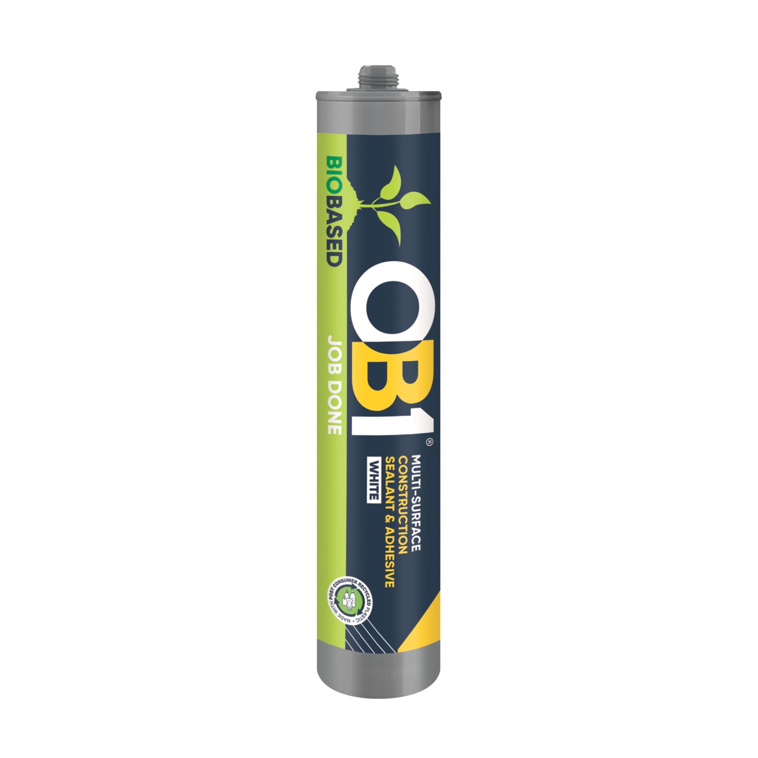OB1 Bio-Based Multi-Surface Sealant & Adhesive White 290ml (441KU)