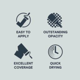 LickPro  2.5Ltr Blue 02 Vinyl Matt Emulsion  Paint