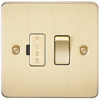 Knightsbridge FP6300BB 13A Switched Fused Spur  Brushed Brass