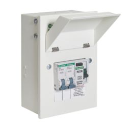 Crabtree Starbreaker 4-Module 2-Way Populated  Garage Consumer Unit