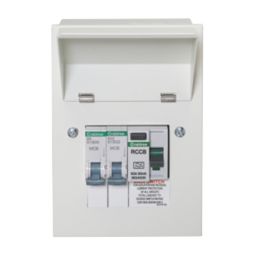 Crabtree Starbreaker 4-Module 2-Way Populated  Garage Consumer Unit
