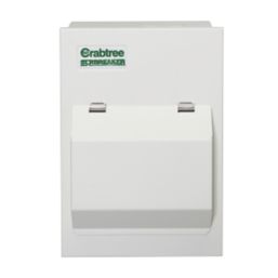 Crabtree Starbreaker 4-Module 2-Way Populated  Garage Consumer Unit