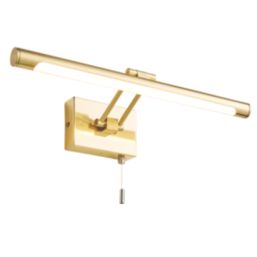 Spa Chai LED Mirror/Picture Light Satin Brass 8W 395lm