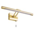 Spa Chai LED Mirror/Picture Light Satin Brass 8W 395lm