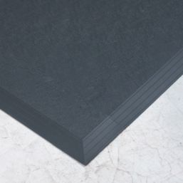 Garage Floor Tile Company Recycled X-Joint 7mm Interlocking Corner Ramps Graphite 585mm x 90mm 2 Pack