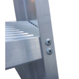 Lyte Aluminium 1.7m Silver 7 Step Podium Steps