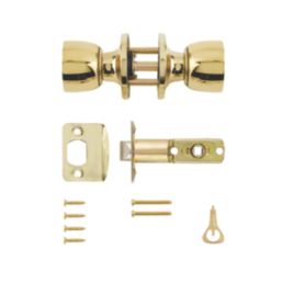 ERA  Lever Type A Door Handle Set Polished Brass 67mm