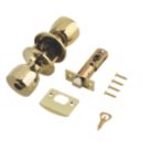 ERA  Lever Type A Door Handle Set Polished Brass 67mm