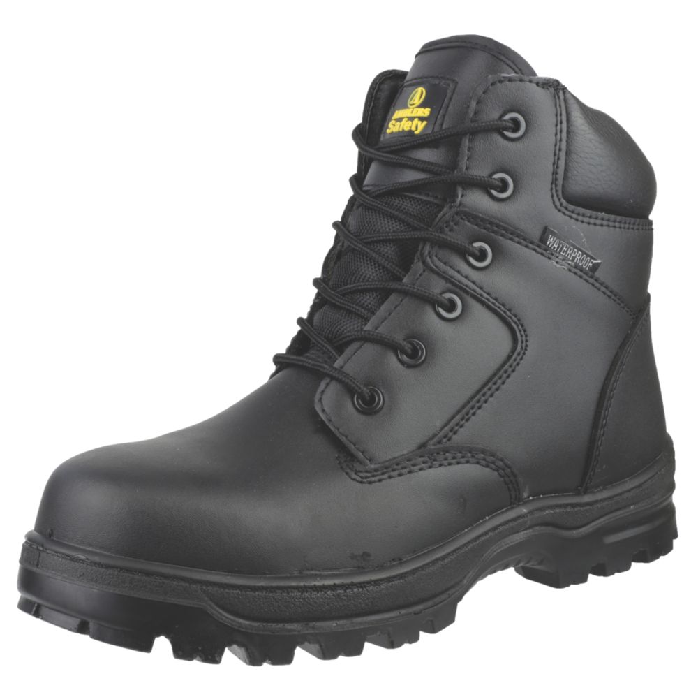 Stanley FatMax Ontario Safety Boots Black Size 9 - Screwfix