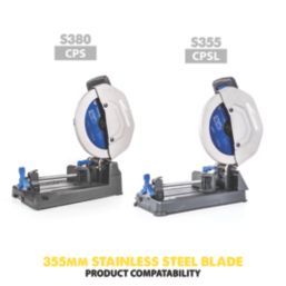 Evolution S355TCT-90CS Stainless Steel Circular Saw Blade 355mm x 25.4mm 90T
