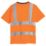 Pro RTX High Visibilty  Personalised Short Sleeve T-Shirt Orange / Navy 2X Large 52" Chest
