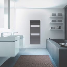 Towelrads 1150mm x 500mm 2238BTU Anthracite Flat Designer Towel Radiator