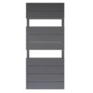 Towelrads 1150mm x 500mm 2238BTU Anthracite Flat Designer Towel Radiator