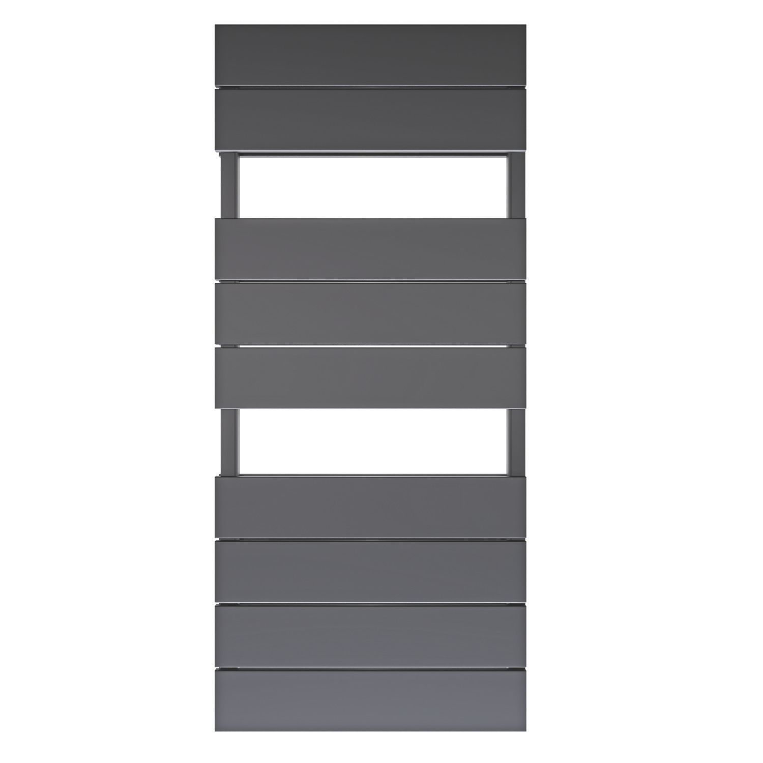 Towelrads 1150mm x 500mm 2238BTU Anthracite Flat Designer Towel Radiator (442CG)