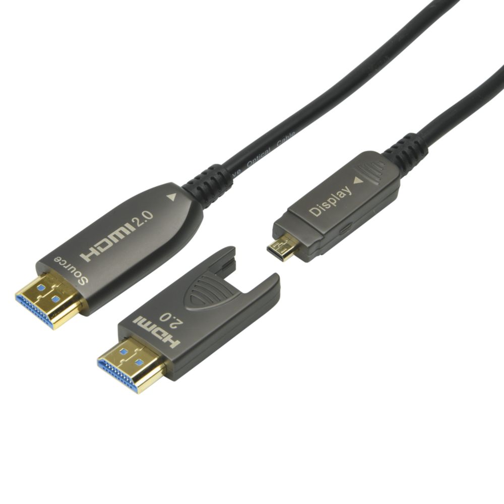 Labgear HDMI Fibre Optic Lead 30m - Screwfix