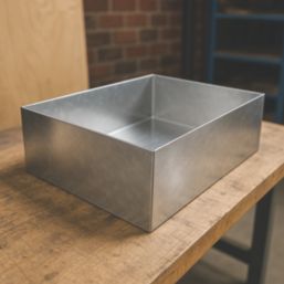 Essentials Smooth Protective Door Plate Aluminium 250mm x 500mm x 0.5mm