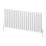 Reina Piatto Double 600mm x 1420mm 5191BTU White Horizontal Designer Radiator