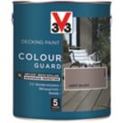 V33 Colour Guard 2.5Ltr Light Silver Anti Slip Decking Paint