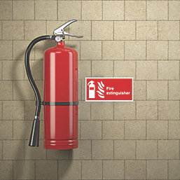 Non Photoluminescent "Fire Extinguisher" Sign 100mm x 200mm