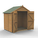 Forest  7' x 5' (Nominal) Apex Shiplap T&G Timber Shed with Assembly