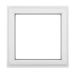 Crystal  Top Opening Clear Double-Glazed Casement White uPVC Window 610mm x 610mm