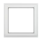 Crystal  Top Opening Clear Double-Glazed Casement White uPVC Window 610mm x 610mm