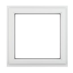 Crystal  Top Opening Clear Double-Glazed Casement White uPVC Window 610mm x 610mm