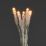 120  Battery LED Indoor & Outdoor Warm White String Christmas Lights with Clear Cable