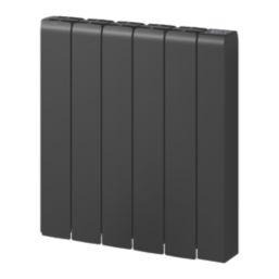 Reina Aron 1500W Electric Ceramic Core Electric WiFi Radiator 570mm x 540mm Black 5118BTU