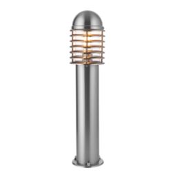 LAP Shutter 650mm Outdoor Post Light Brushed Stainless Steel