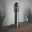 LAP Shutter 650mm Outdoor Post Light Brushed Stainless Steel