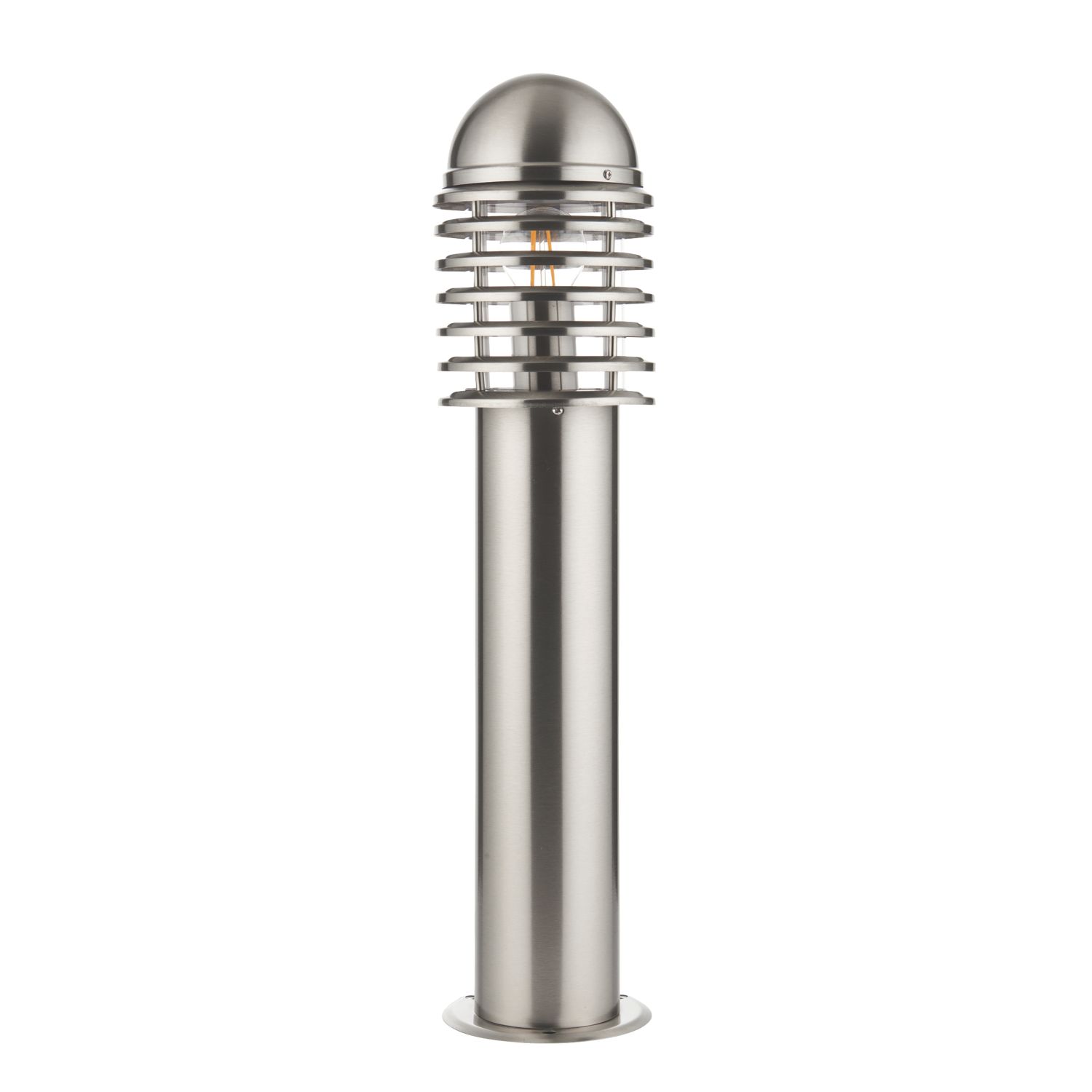 LAP Shutter 650mm Outdoor Post Light Brushed Stainless Steel (442PG)