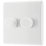 British General 800 Series 2-Gang 2-Way LED Dimmer Switch  White