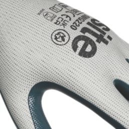 Site  Gloves White/Blue X Large