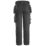 Snickers 6247 Womens Stretch Trousers  Black Size 16 31" L