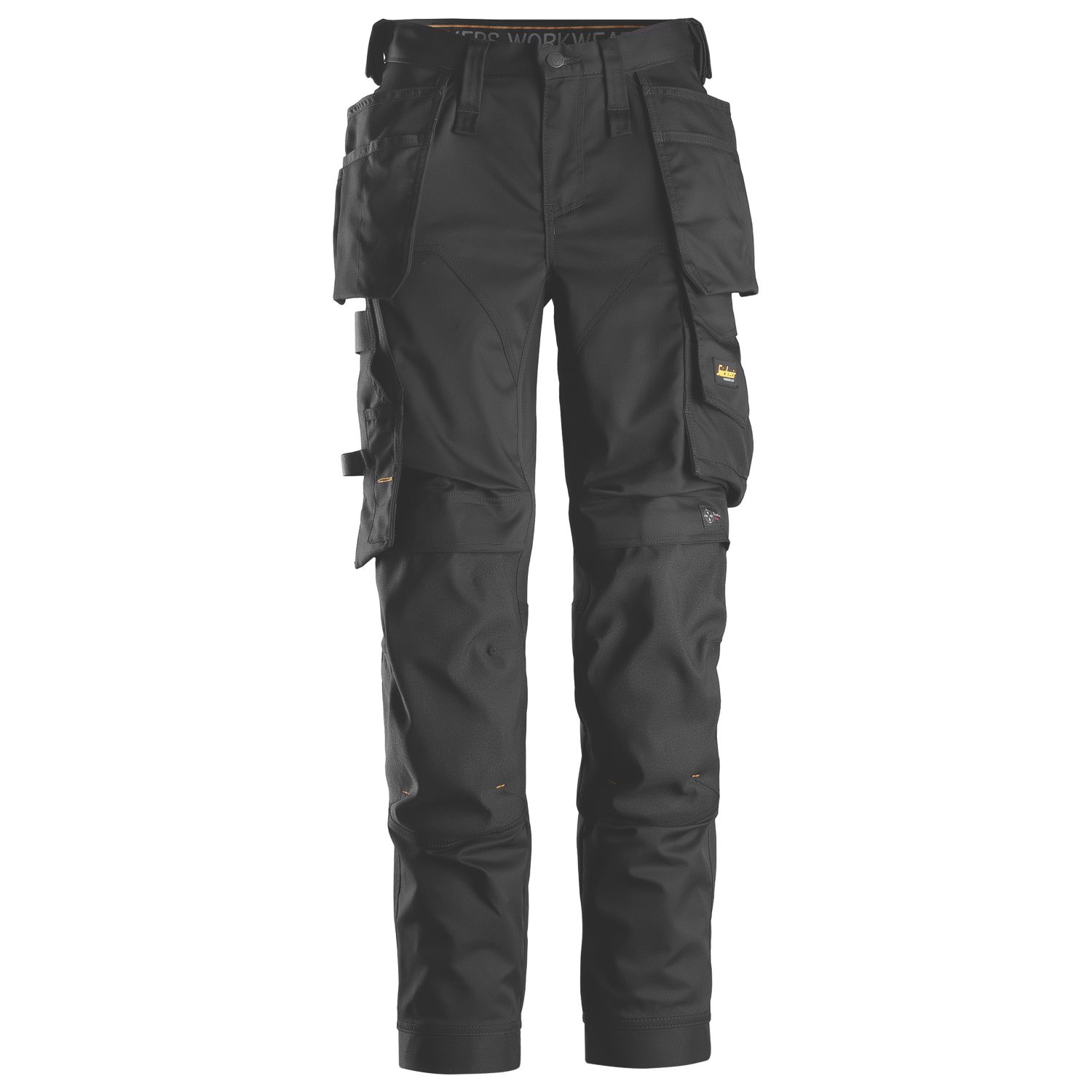 Snickers 6247 Womens Stretch Trousers Black Size 16 31" L (442RX)