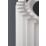 Ximax Aurora Edge 1800mm x 340mm 2901BTU White Vertical Designer Radiator