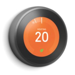 Google Nest 3rd Gen Wireless Heating & Hot Water Smart Thermostat Black