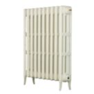 Arroll 760mm x 994mm 4961BTU White Cast Iron 4 Column Radiator