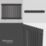 Flomasta 600mm x 785mm 3376BTU Black Horizontal 3 Column Radiator