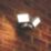 Brackenheath iSpot Swivel Outdoor LED Twin Floodlight Black 16W 2100lm