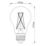 LAP  ES A60 LED Virtual Filament Smart Light Bulb 5.9W 806lm