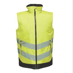 Regatta Pro Hi-Vis Bodywarmer Yellow / Navy XX Large 55" Chest