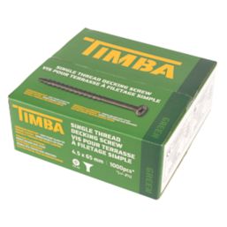 Timba  PZ Double-Countersunk  Decking Screws 4.5mm x 65mm 1000 Pack