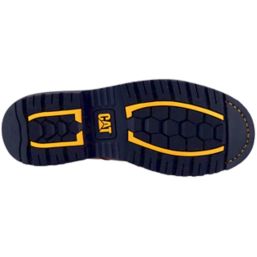 CAT Powerplant Size 7  Brown/Black  Steel Toe Cap Safety Boots