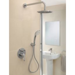 Ideal Standard Idealrain Swivel & Tilt Round Shower Head Chrome 200mm