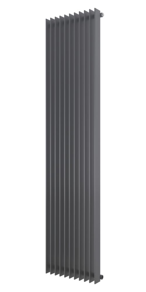 Ximax 1800mm x 420mm 4413BTU Anthracite Vertical Designer Radiator